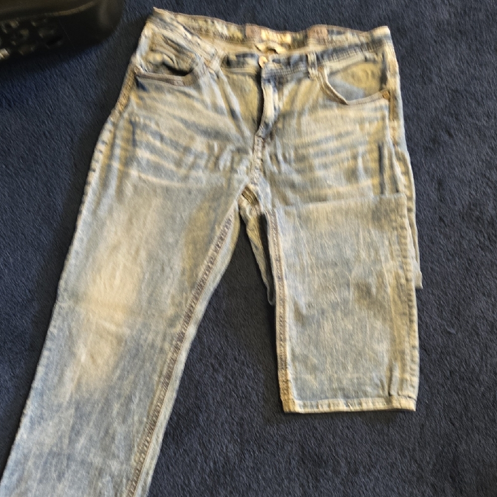 BKE Blue Straight Jeans Classic Denim